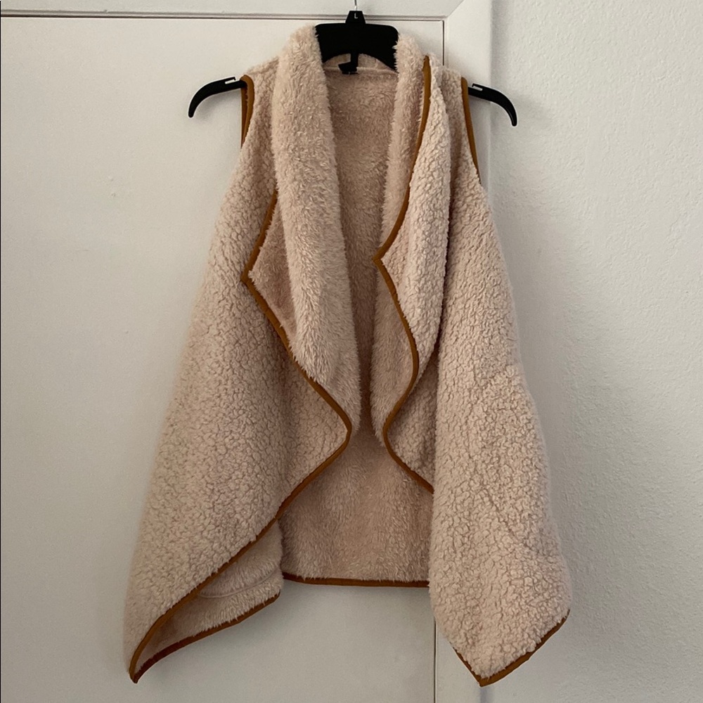 Cozy Cream Sherpa Vest